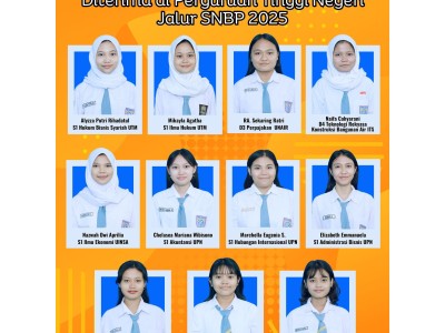 Siswa Yang Diterima di Perguruan Tinggi Negeri 2024-2025