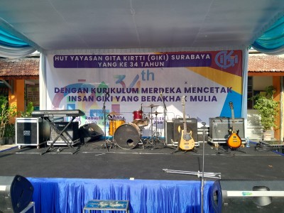 Peringatan HUT GIKI ( SMA GIKI 3 Surabaya)